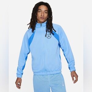 Jordan Jumpman Track Jacket Blue Full Zip Y2K Streetwear Athleisure Size L